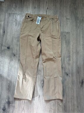 Carhartt Men's Straight Fit Work Chinos in Khaki